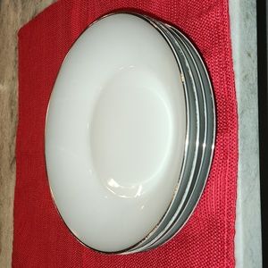 Vintage MCM ROSENTHAL Bettina Smoke Soup Bowls 8.75" Set of 4